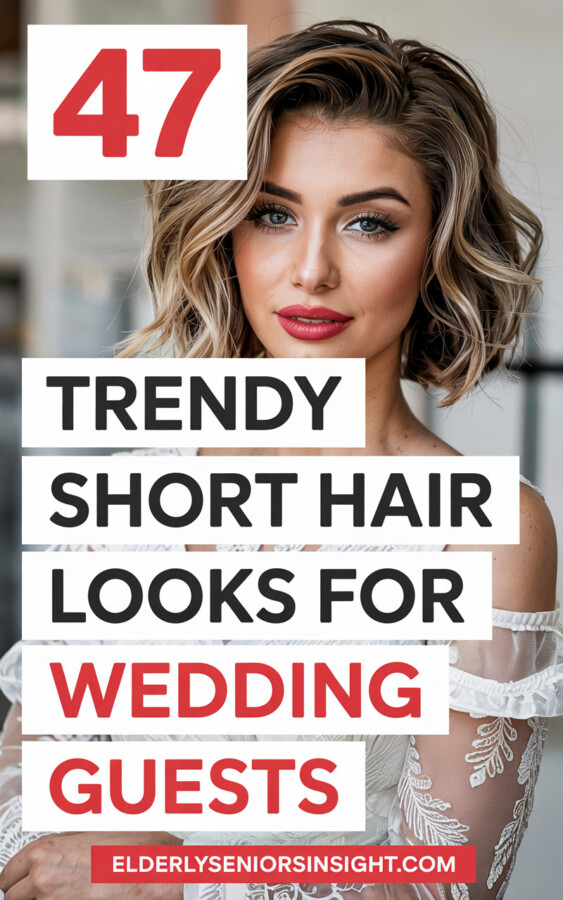 Ondulations mariage carré court