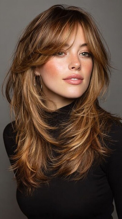 coiffure femme mi long dégradé