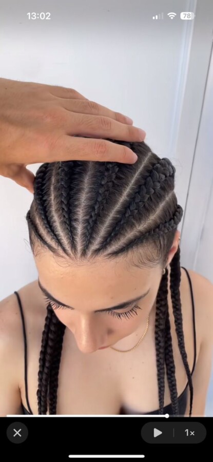 Tresse épi de blé naturelle