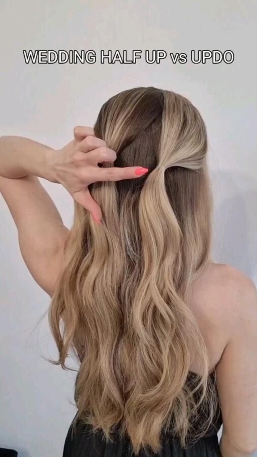 coiffure simple mariage