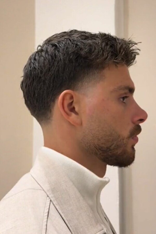 coiffure courte homme