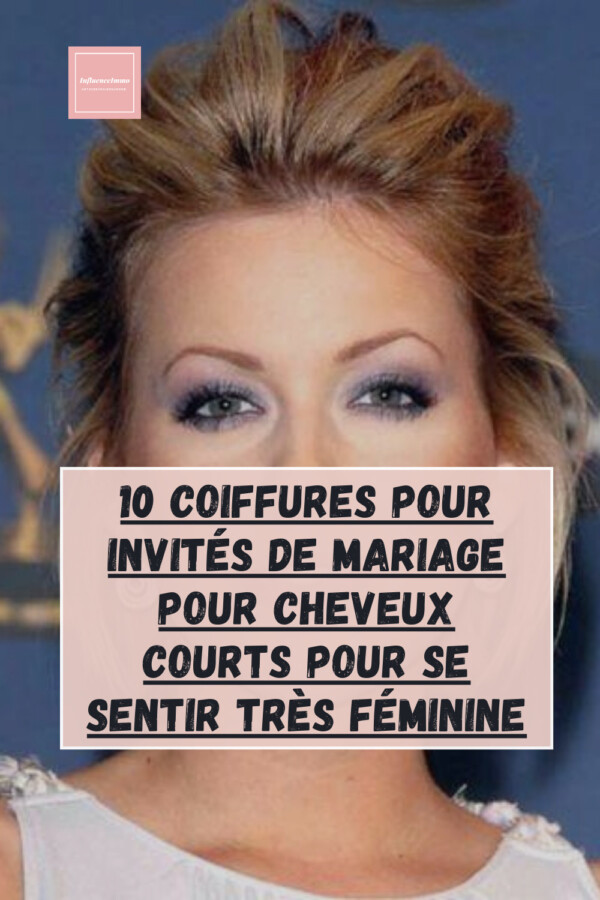 Headband mariage cheveux courts