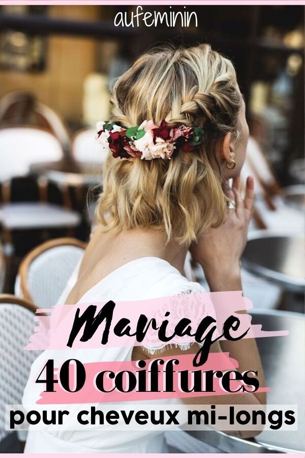 Coiffure mariage simple DIY