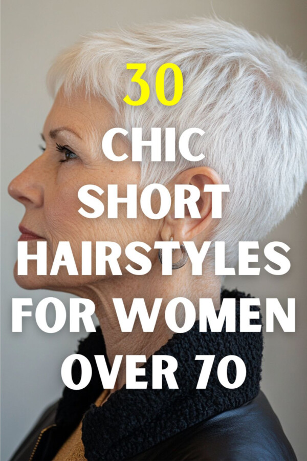 Coupe courte femme senior chic