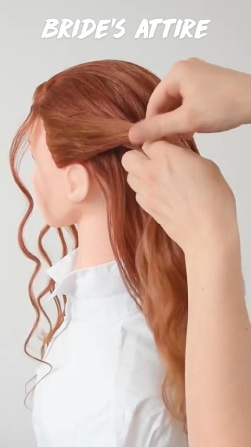 coiffure simple mariage