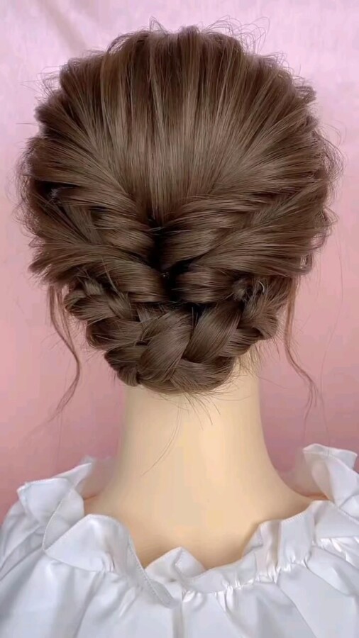 Coiffure mariage simple DIY