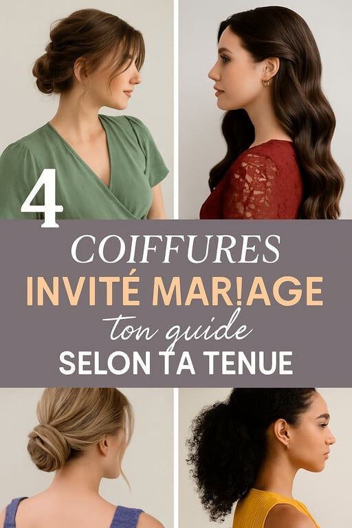 coiffure invité mariage