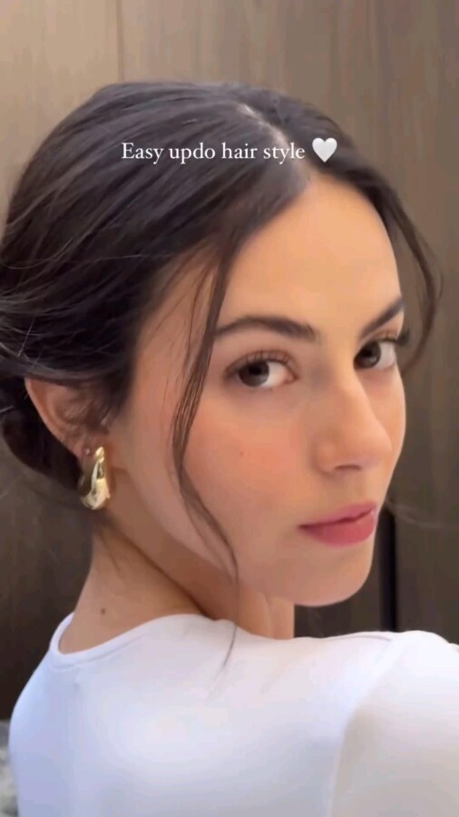 coiffure simple mariage