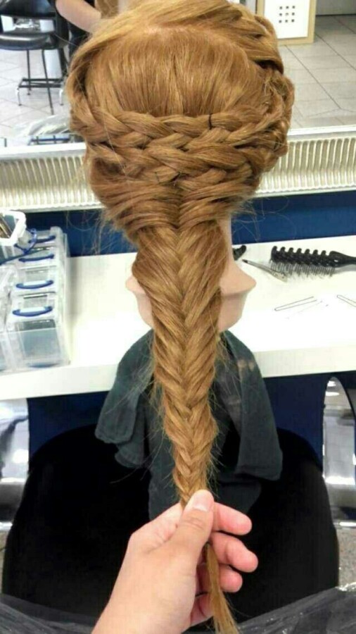 Tresse épi de blé naturelle