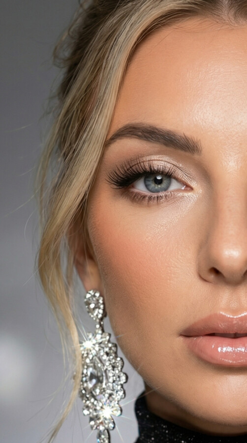 Astuces maquillage yeux bleus