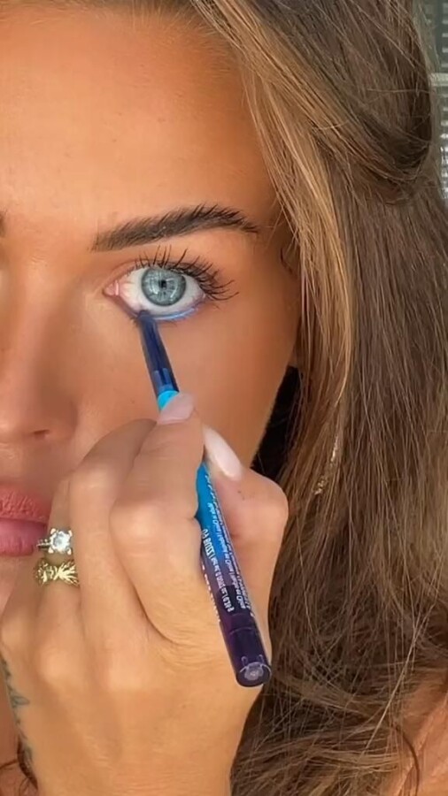 Techniques pour yeux bleus naturels