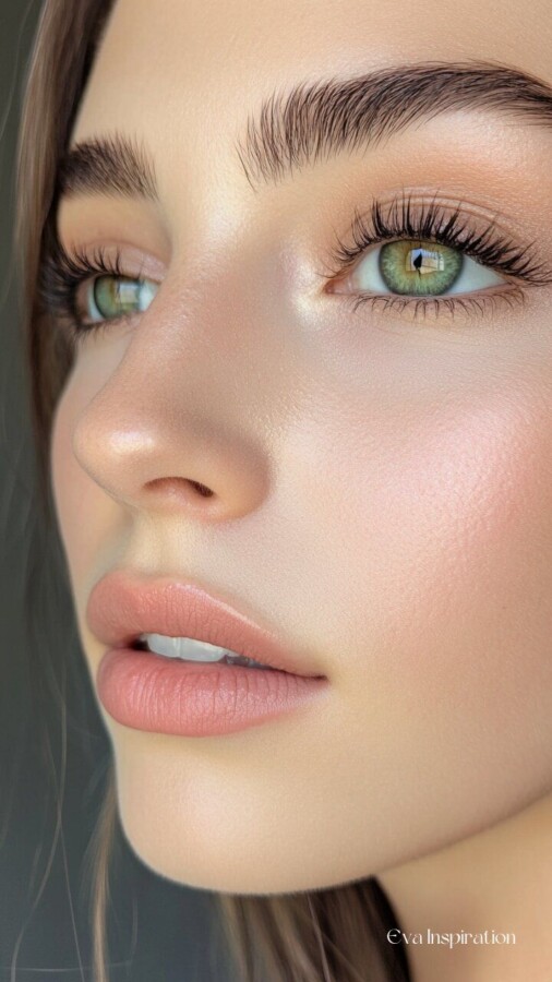 maquillage naturel yeux marrons