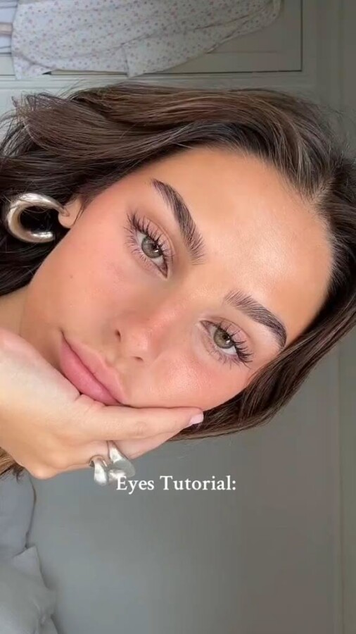maquillage naturel yeux marrons