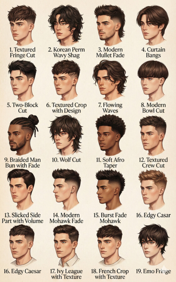 Coupe de cheveux pour homme tendance : les must-have à adopter en 2026