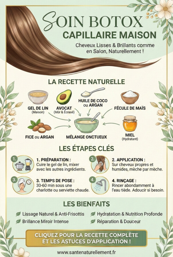Recette masque cheveux maison