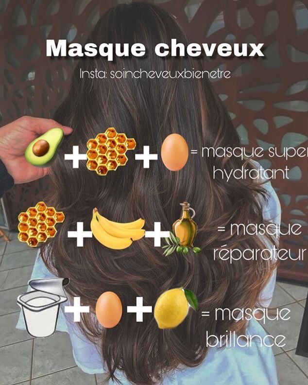 Recette masque cheveux maison