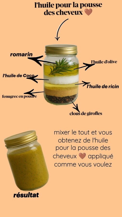 Masque maison pour cheveux secs