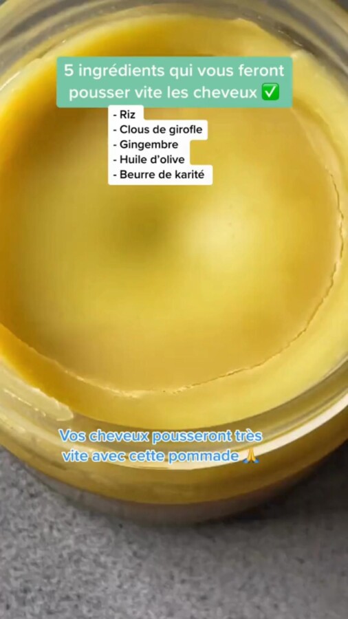 Cheveux abîmés masque naturel maison