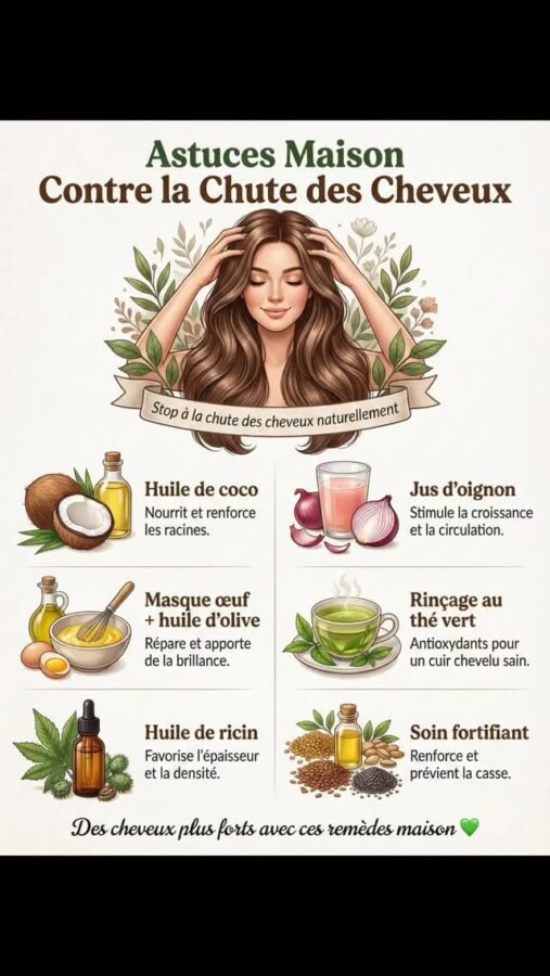 Cheveux abîmés masque naturel maison