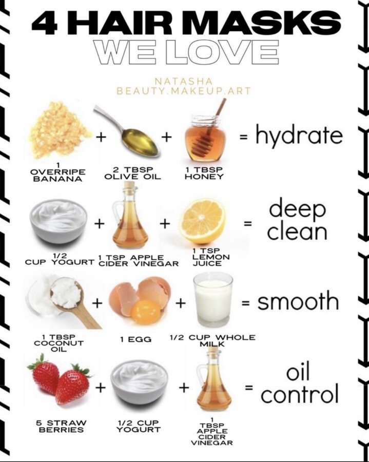 Préparer masque cheveux naturel