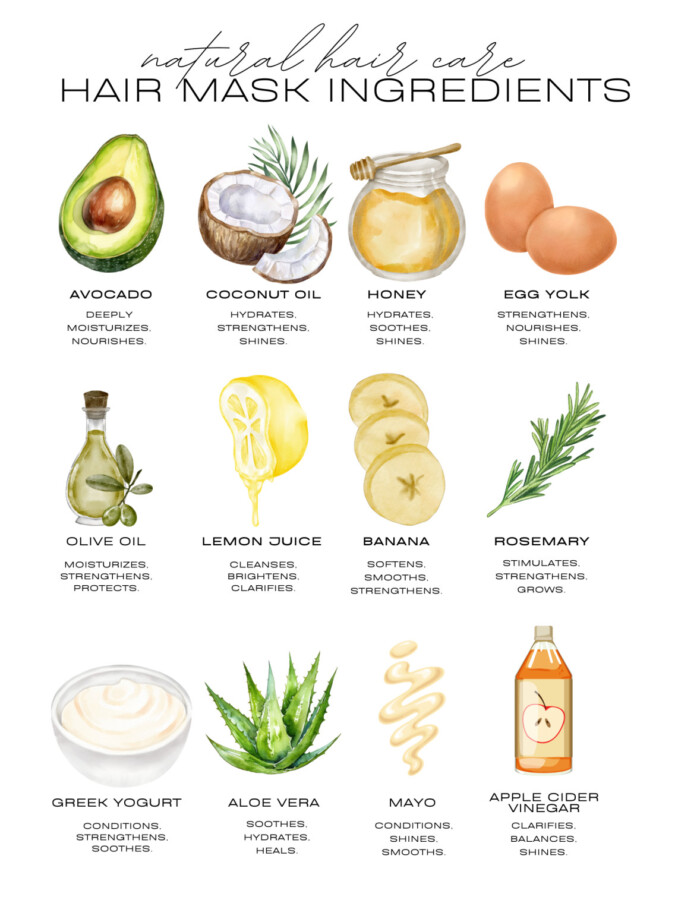 Préparer masque cheveux naturel