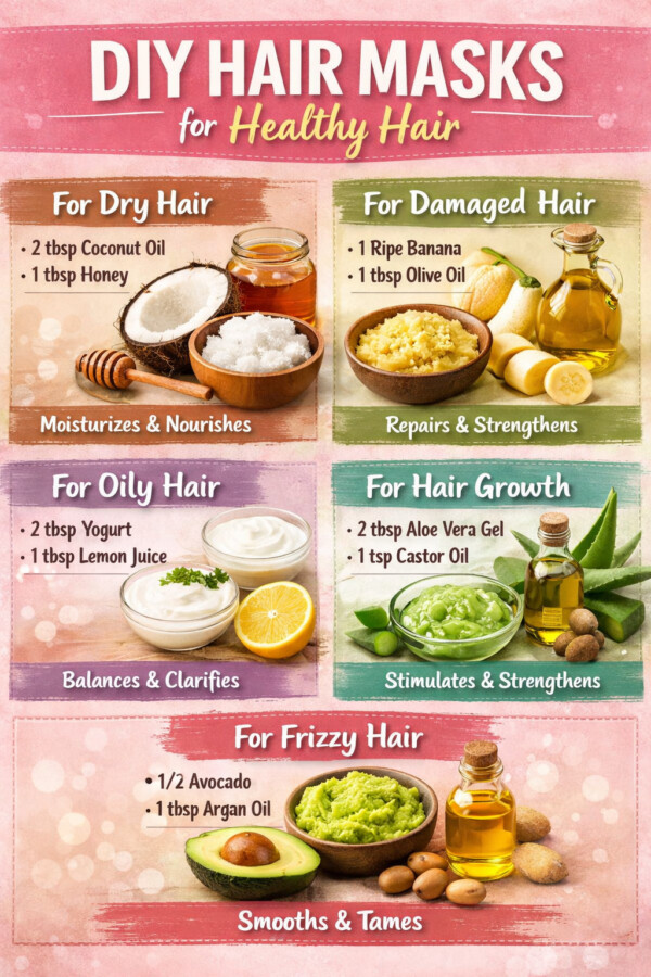 Recette masque capillaire maison