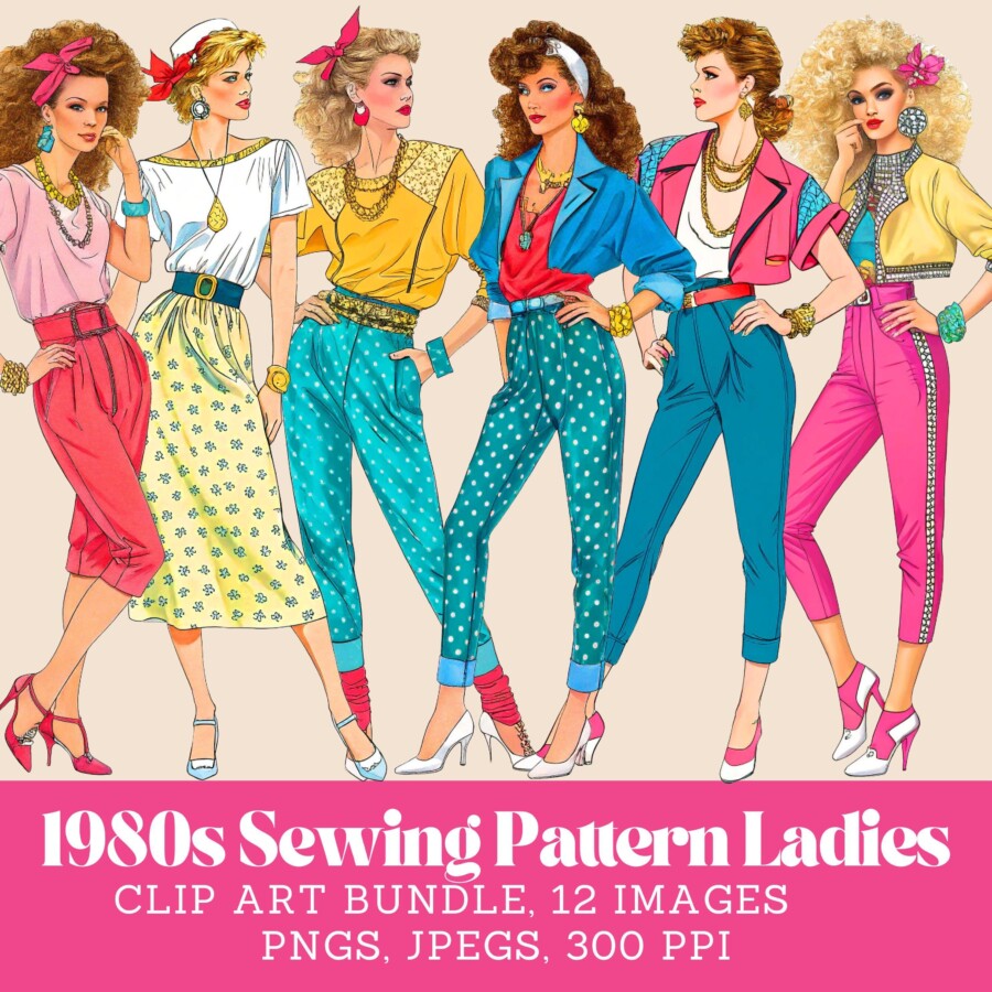 couleurs mode femme 1980