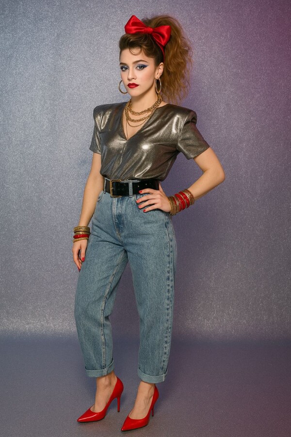 couleurs mode femme 1980