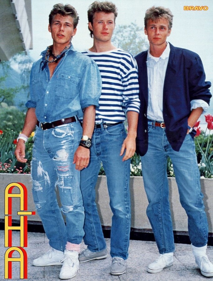 Mode hommes années 80