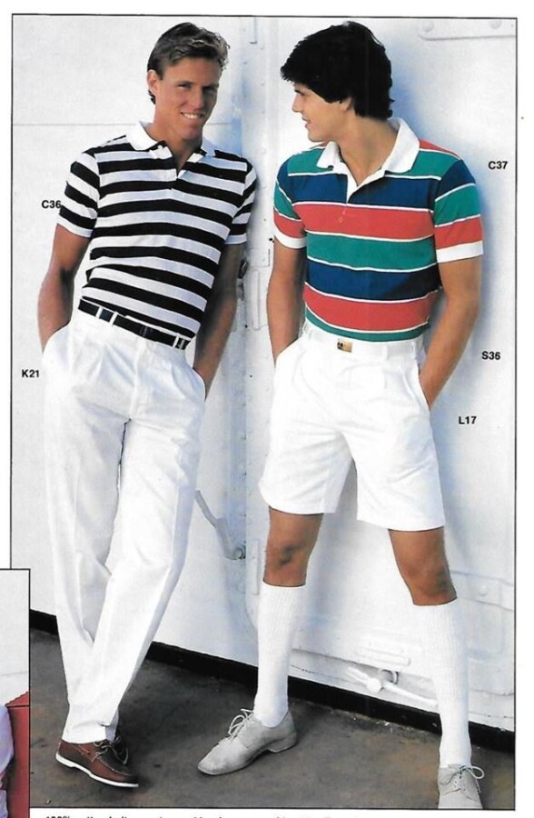Styles vestimentaires masculins 80s