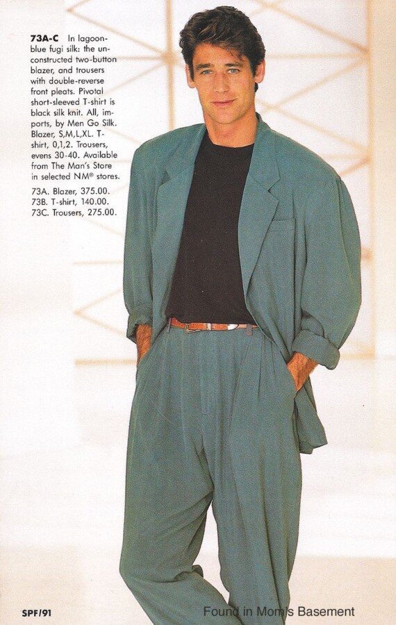 Styles vestimentaires masculins 80s