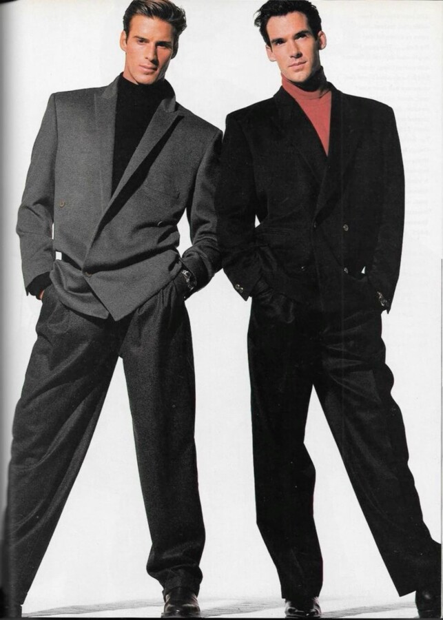 Tendances mode hommes 1980s