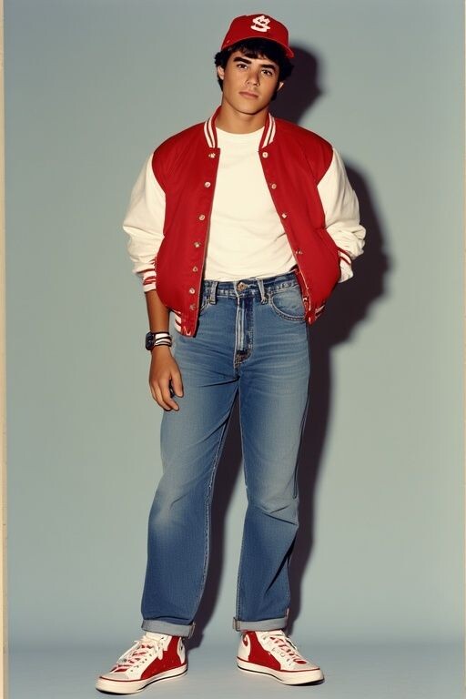 Tendances mode hommes 1980s