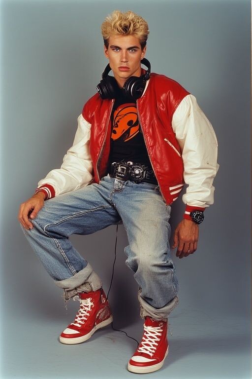 Tendances mode hommes 1980s