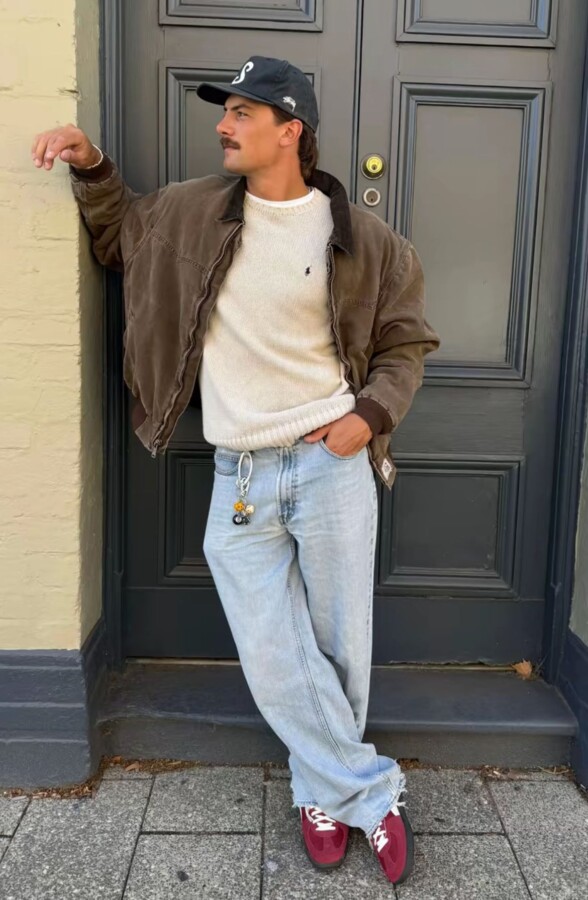 mode masculine années 80 accessoires