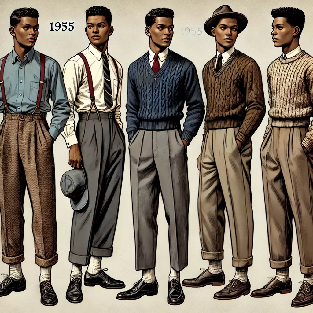 mode masculine années 80 accessoires