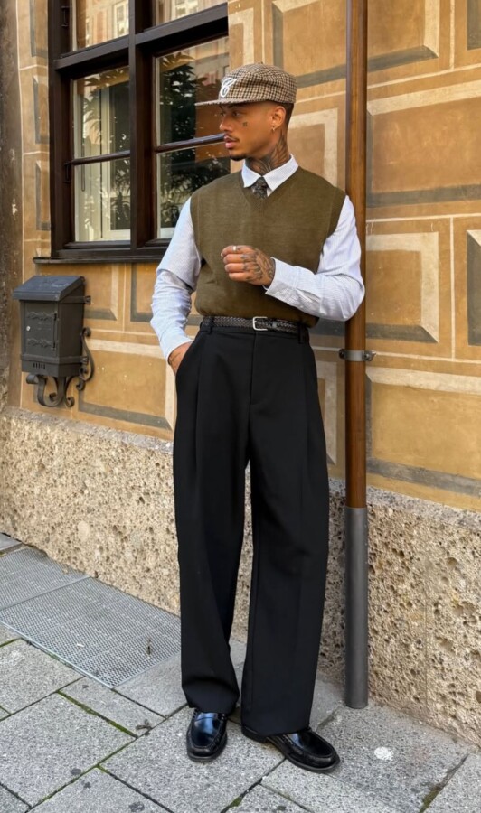 mode masculine années 80 accessoires
