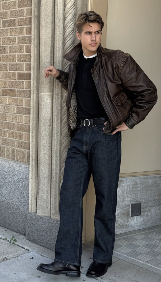 mode masculine années 80 accessoires