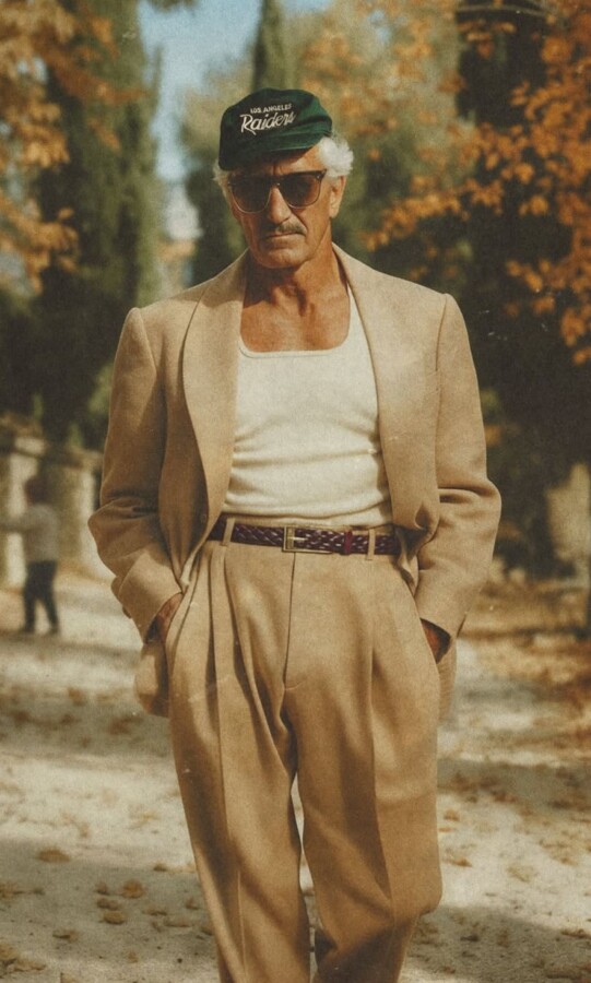 accessoires rétro années 80 homme