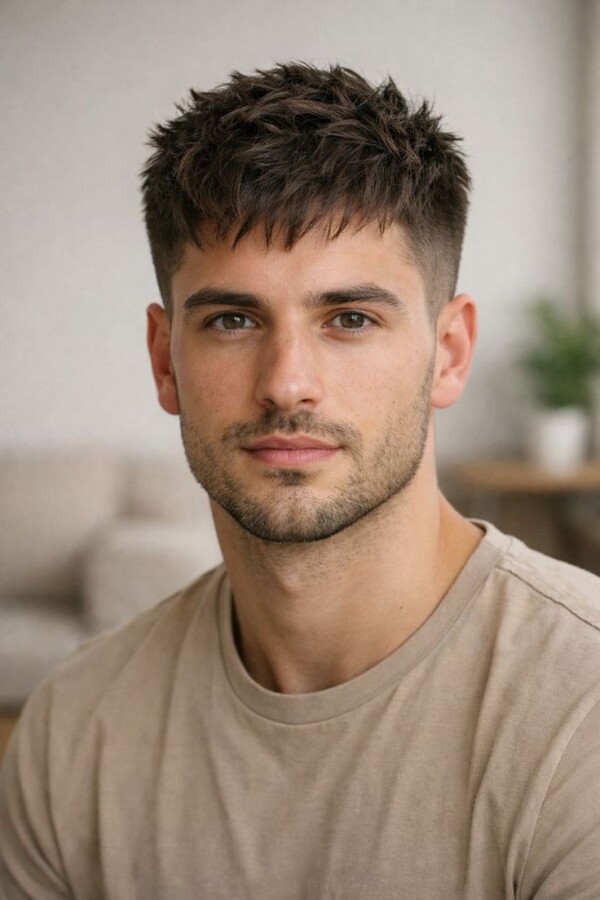 maintenir coupe courte homme