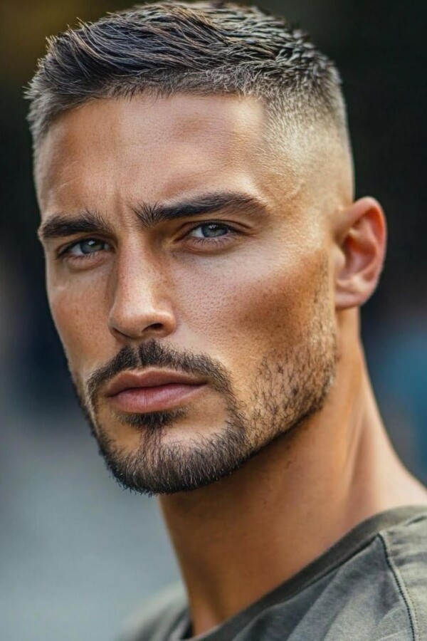 soin coupe courte homme