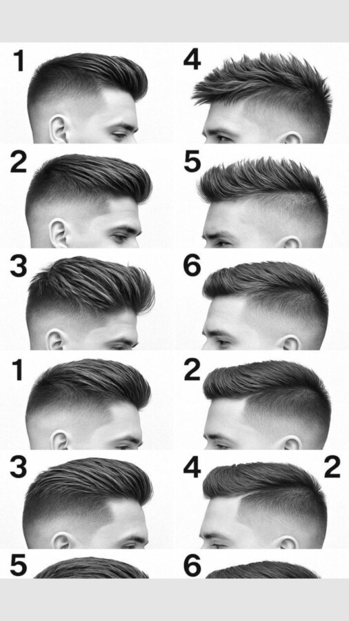 coiffants coupe courte pour homme