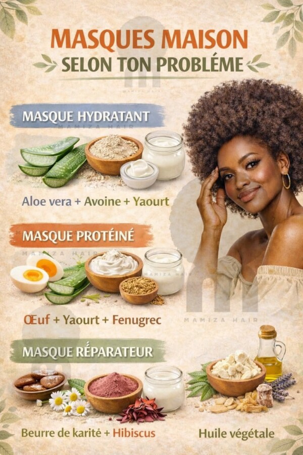 avantages masques maison capillaires