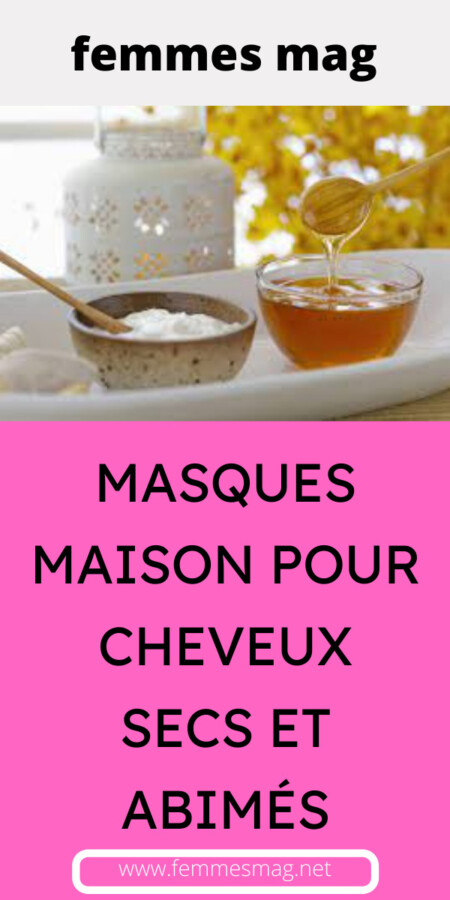 Masques maison pour cheveux secs