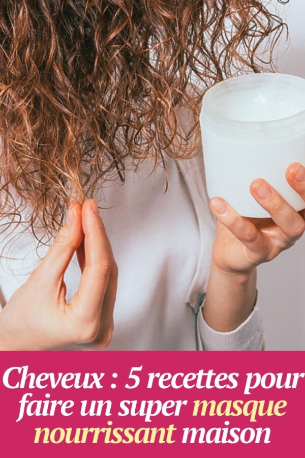 Recettes naturelles masques cheveux