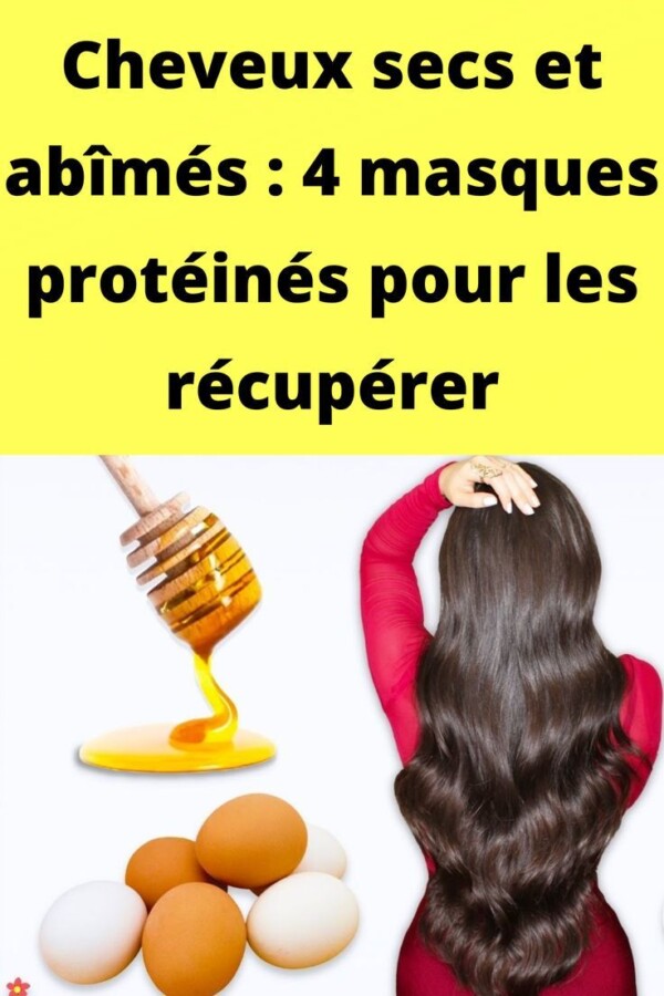 Recettes naturelles masques cheveux