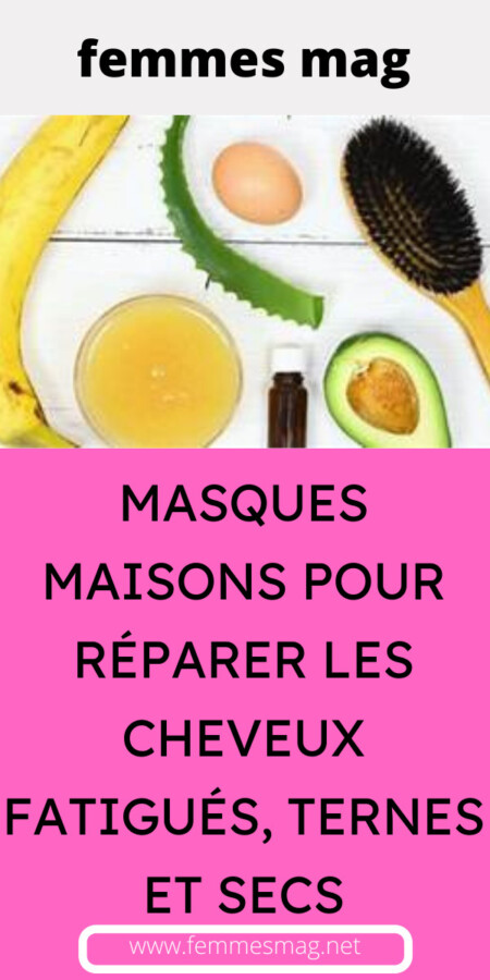 Soins capillaires maison secs